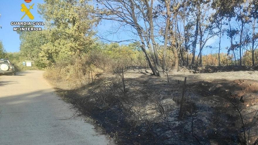 Localizan al presunto autor de un incendio forestal en Jaraíz de la Vera