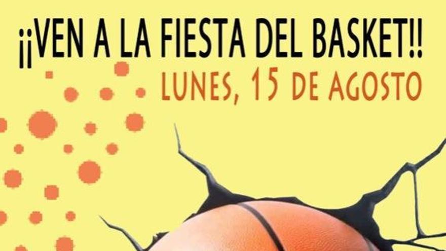 Cartel de presentación de la Fiesta del Basket