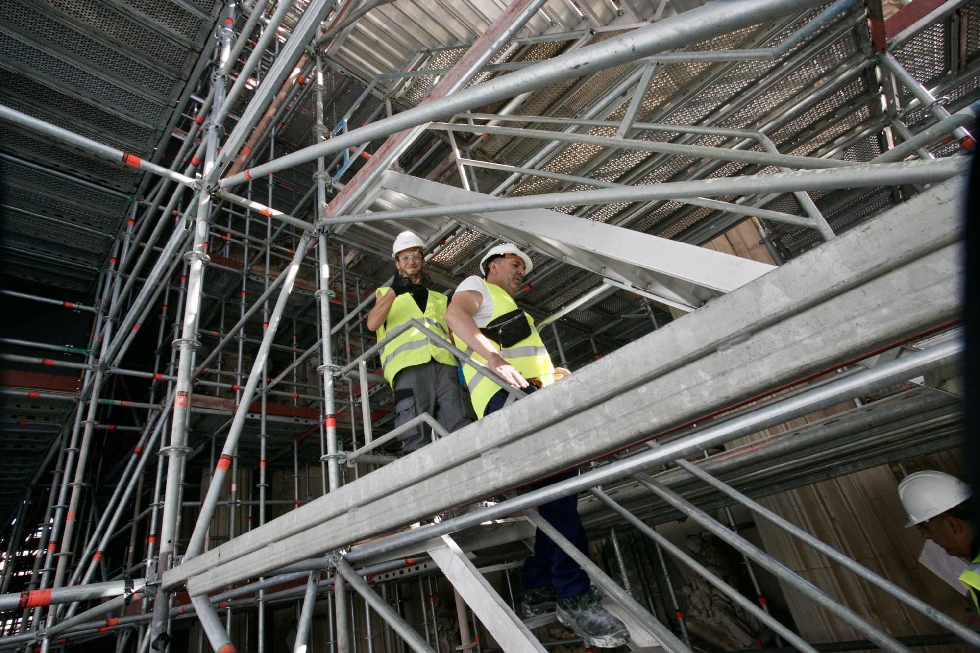 Así serán las visitas al imafronte de la Catedral de Murcia