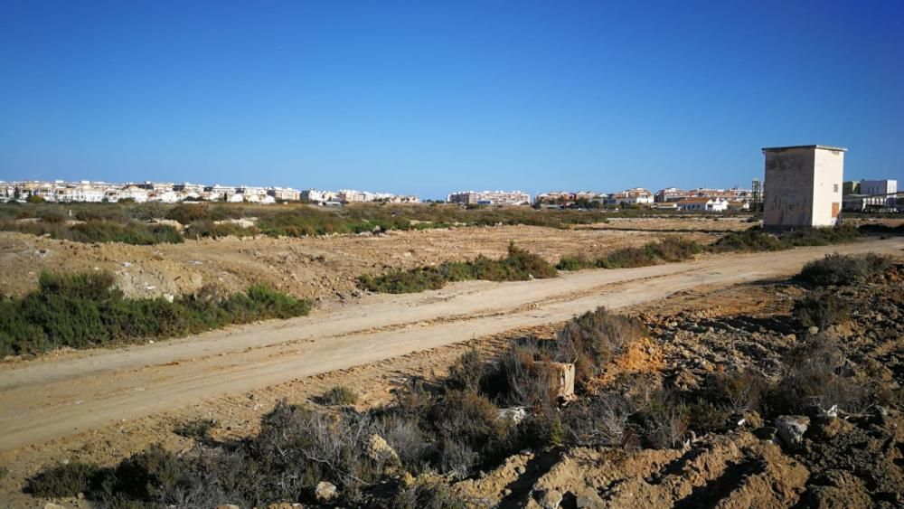 La empresa retira el vertedero creado hace más de 40 años junto a la orilla de la laguna de Torrevieja tras una inspección del parque natural