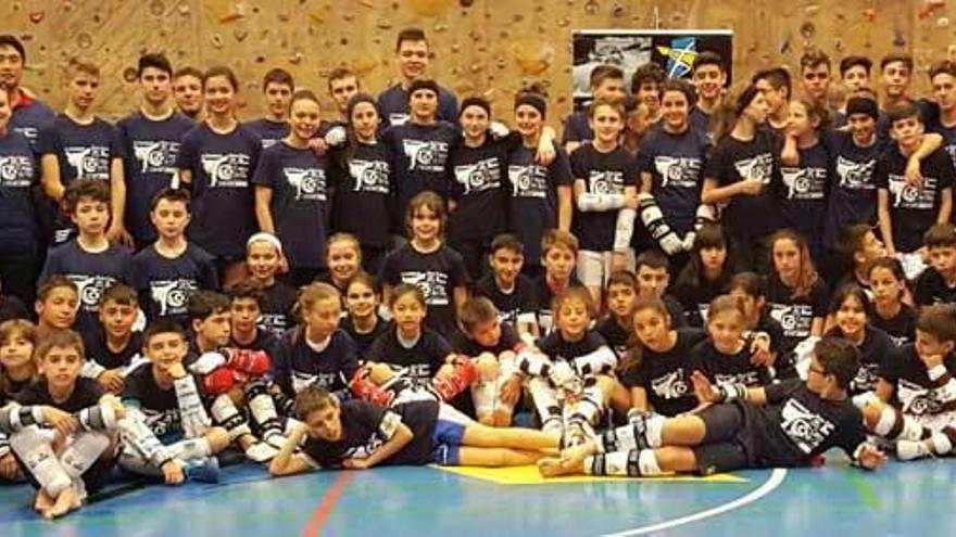 Clausura del campus de tecnificación de taekwondo de Cangas de Onís