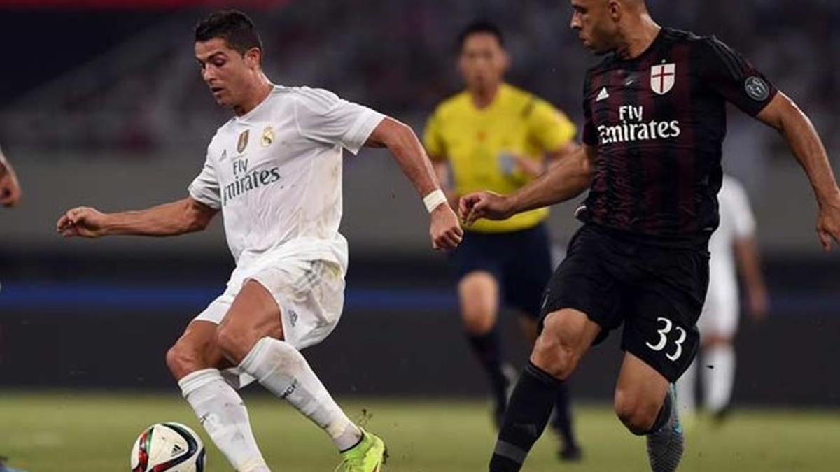 Cristiano no vio puerta contra el Milan