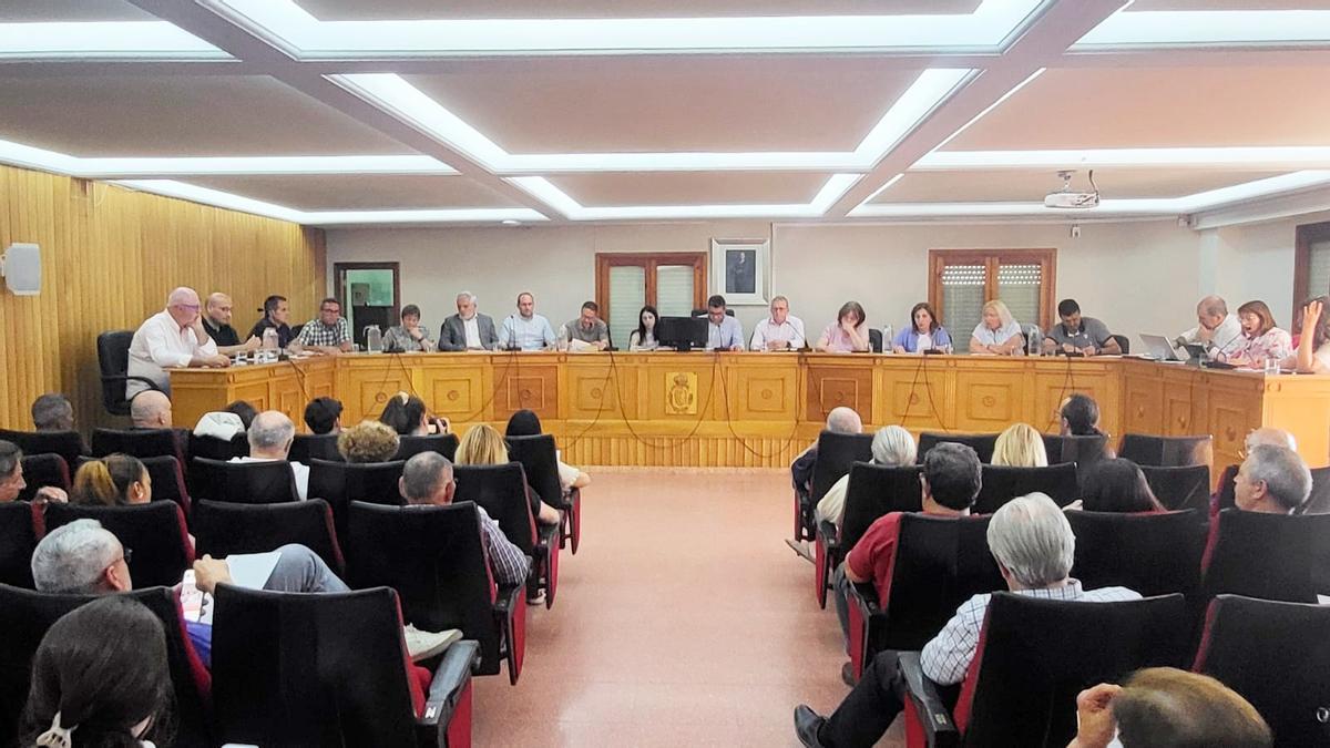 El pleno de Chiva de mayo en el que se dio cuenta de los avances de la reconstrucción.