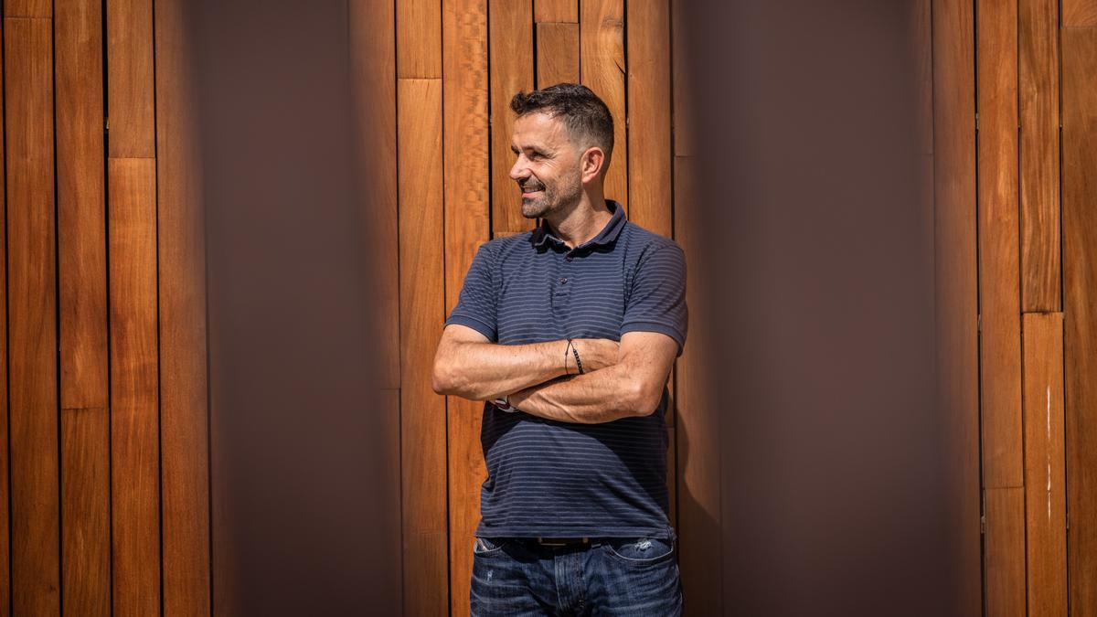 Albert Samsó, en Barcelona, tras una charla con El Periódico