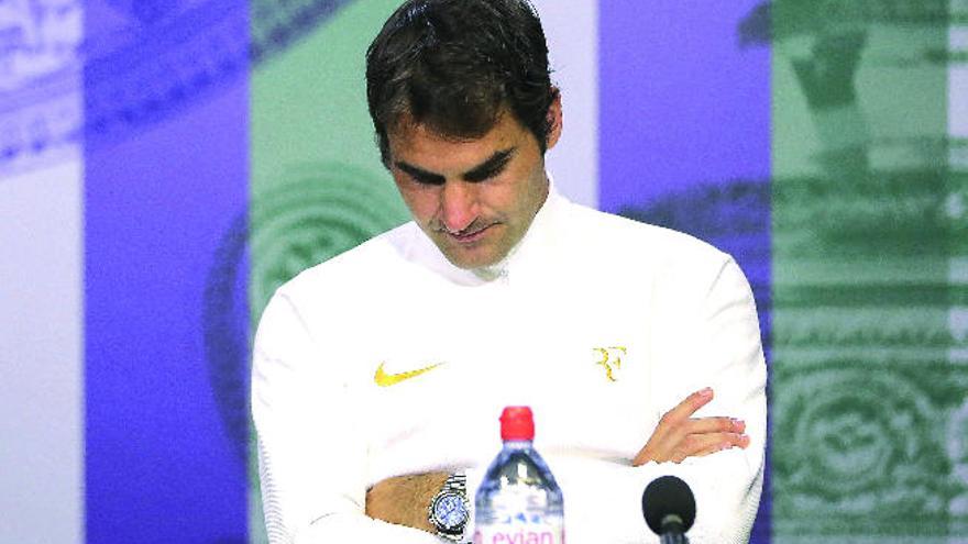 Una lesión de rodilla provoca la renuncia de Roger Federer