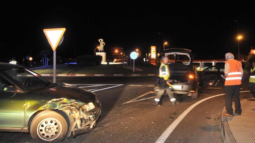 Tarde de accidentes en carreteras de la comarca