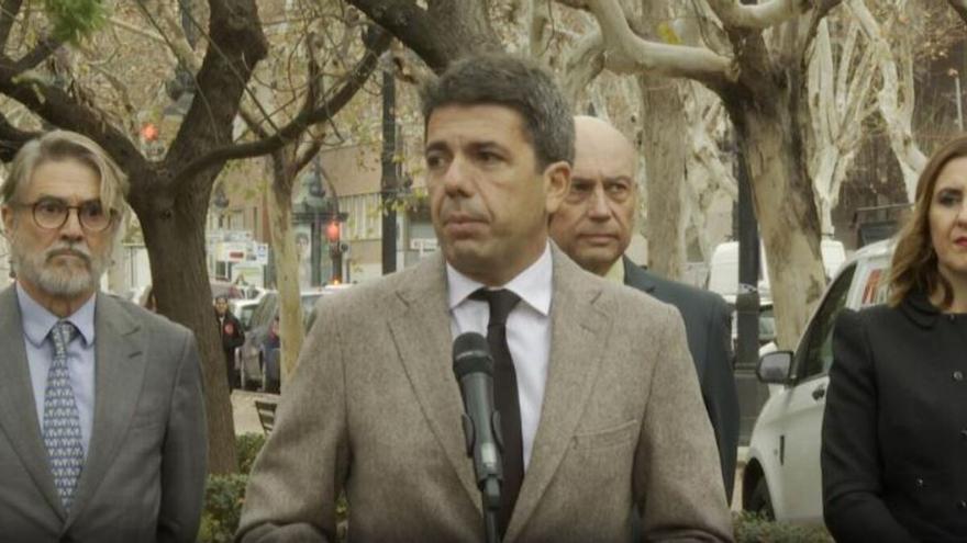 Mazón destaca la lección de convivencia de Broseta y el rechazo a &quot;cualquier tipo de olvido&quot;