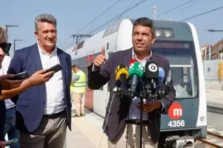 Primer viaje del metro entre Torrent y Paiporta