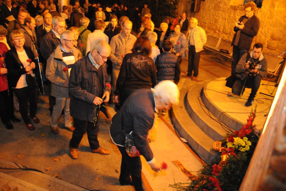 Manresa ret homenatge a Lluís Companys