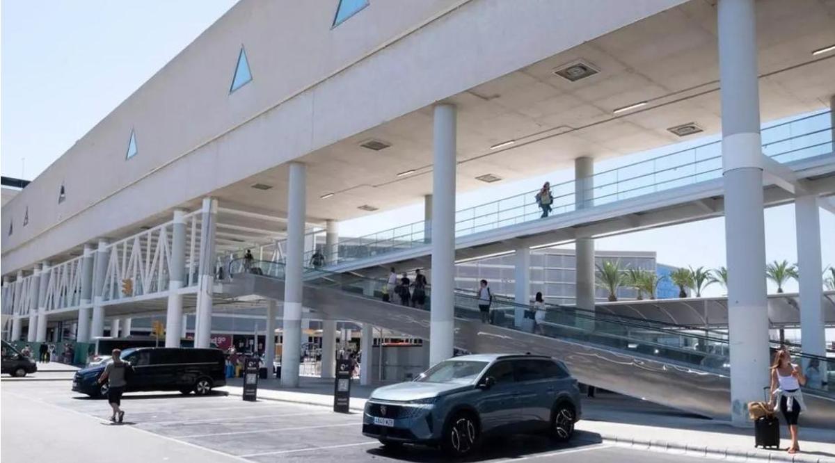 So sieht der neue Übergang am Flughafen aus.