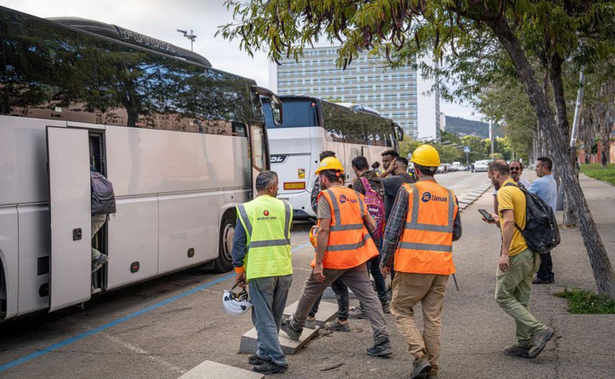 Una baralla a les obres del Camp Nou deixa sis ferits lleus