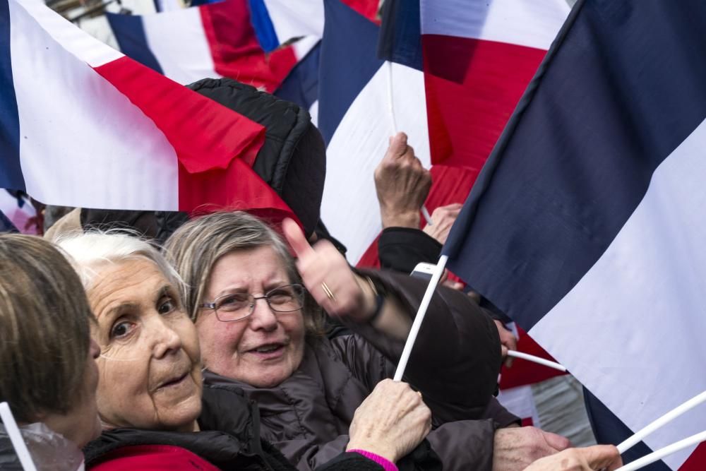 Acto de apoyo a François Fillon en París