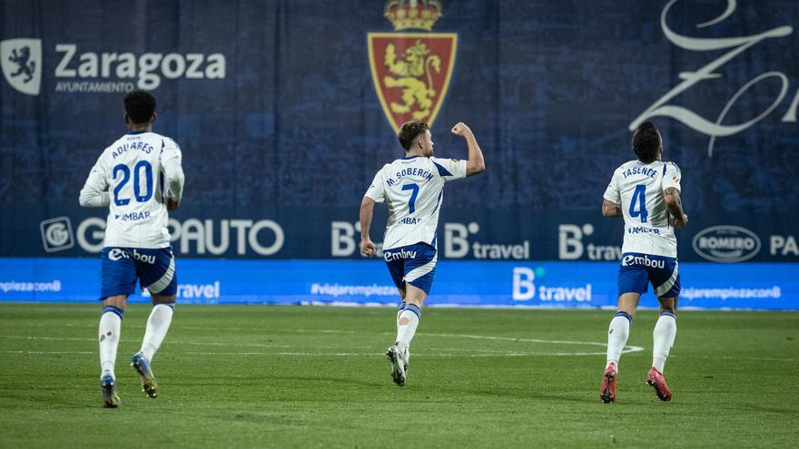 El Real Zaragoza de Gabi compite y reacciona para empatar frente al Córdoba (1-1)