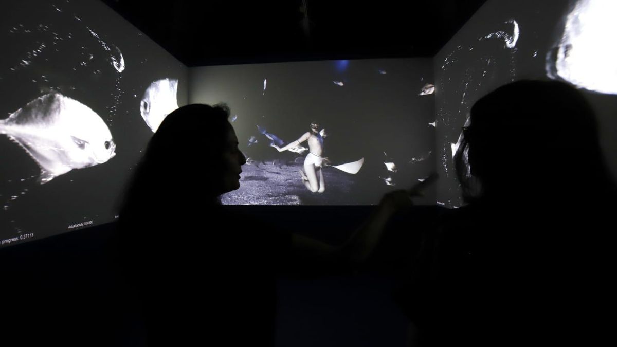 La exposición 'Somos agua' ha sido inaugurada este lunes.