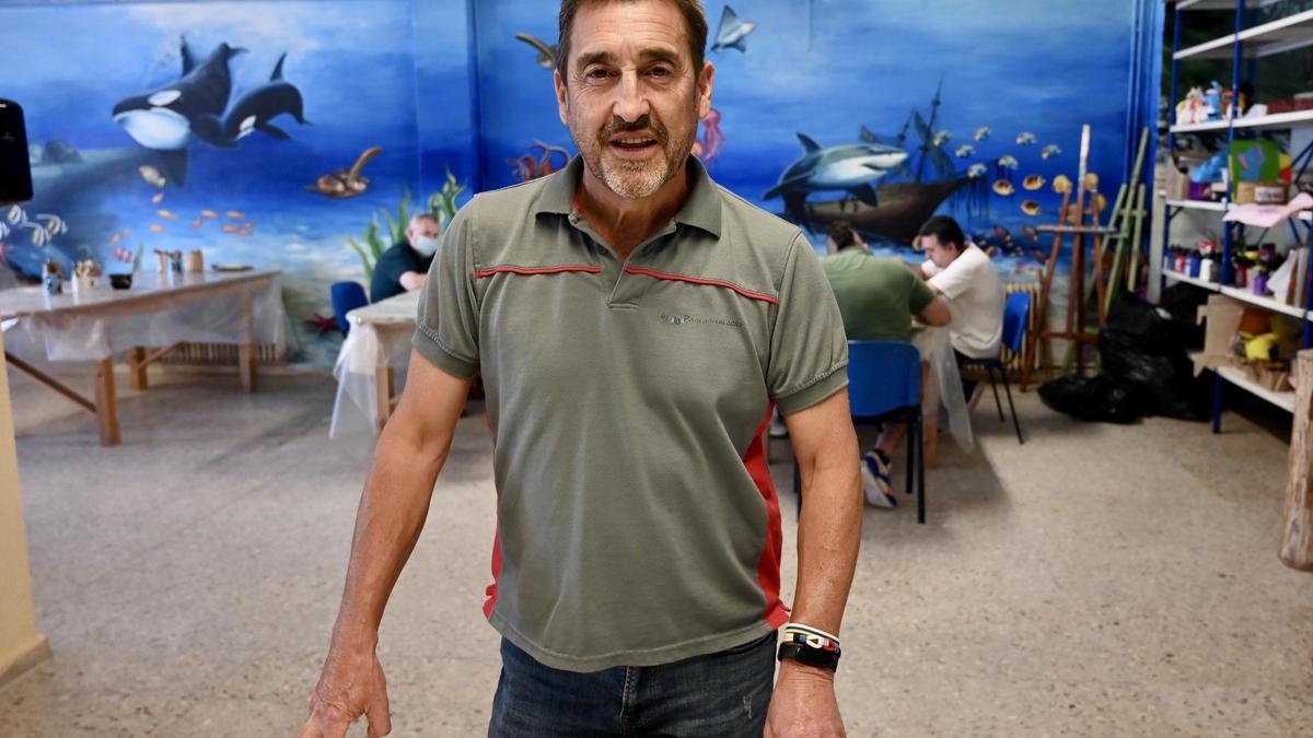 Roberto Fernández Cordovés, ayer en la sede de “Alba”, en la Ciudad Infantil Príncipe Felipe.