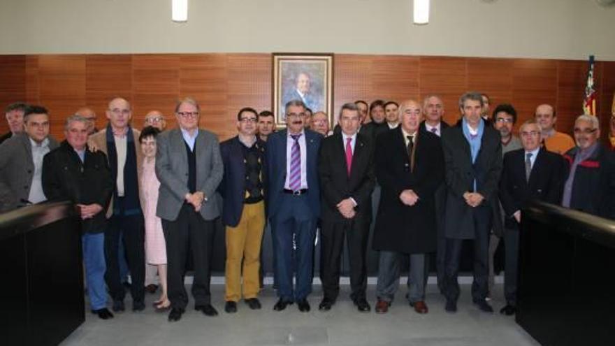 Una delegación del Barça visita San Vicente