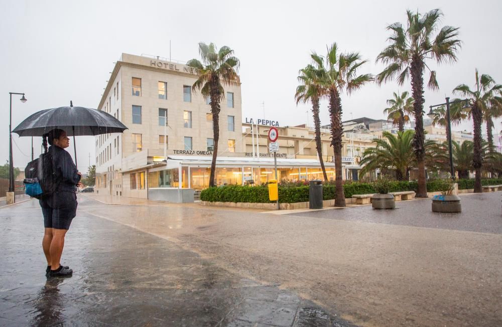 Temporal de lluvias en Valéncia.