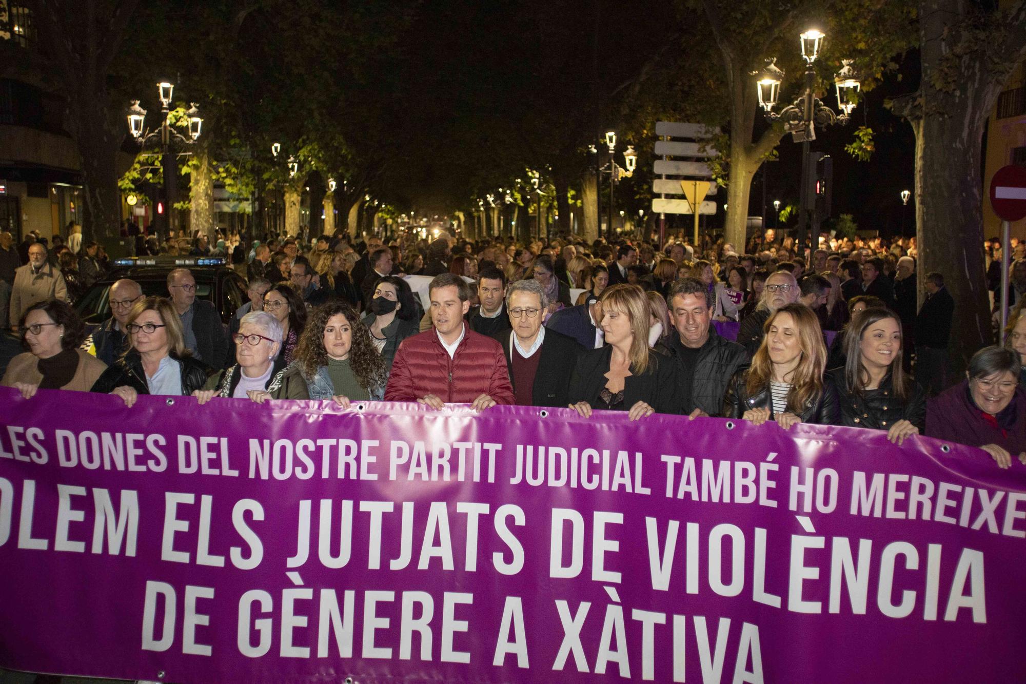 Xàtiva se une para reivindicar la permanencia del juzgado de violencia de género