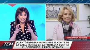 Marta Flich y Esperanza Aguirre