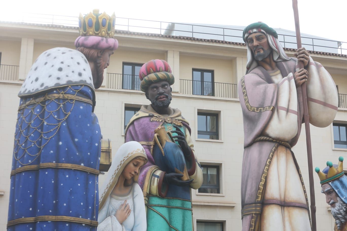 Se armó el Belén en Alicante, así luce el monumental nacimiento en la Plaza del Ayuntamiento