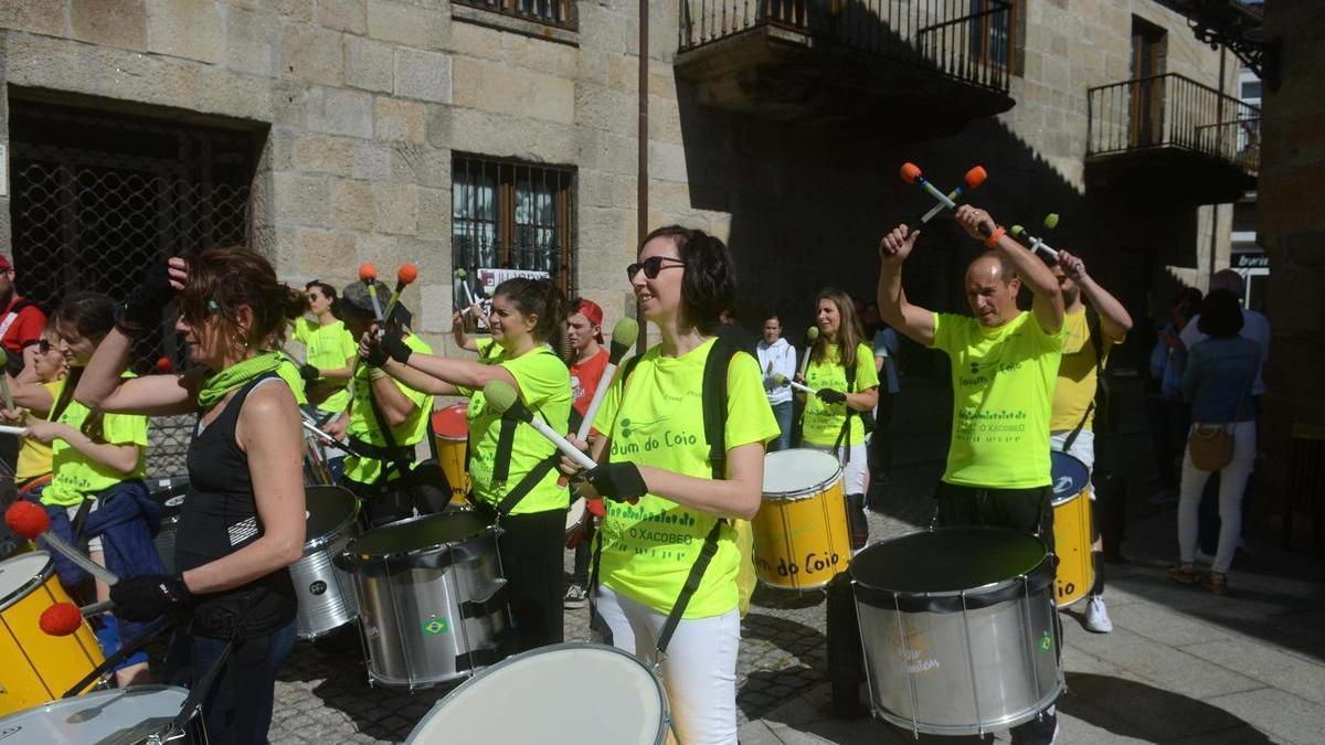 Participantes en el sambódromo de una edición anterior