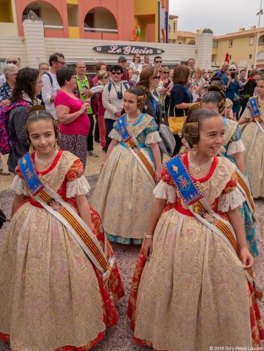 Las Fallas se exhiben en el Festival sol y Fiesta de Leucate (Francia)