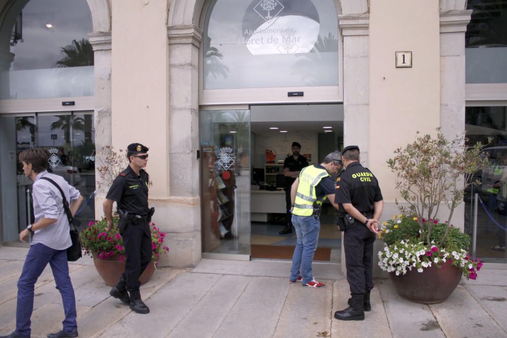 Exterior de l'ajuntament de Lloret de Mar