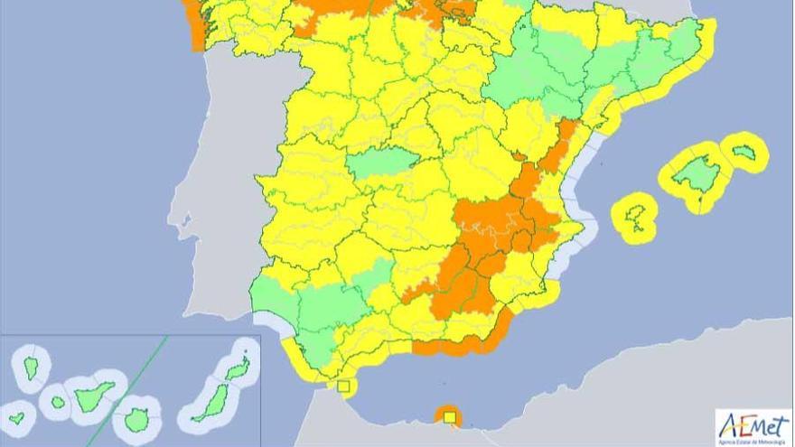 El viento pone en riesgo a Extremadura mañana y el sábado