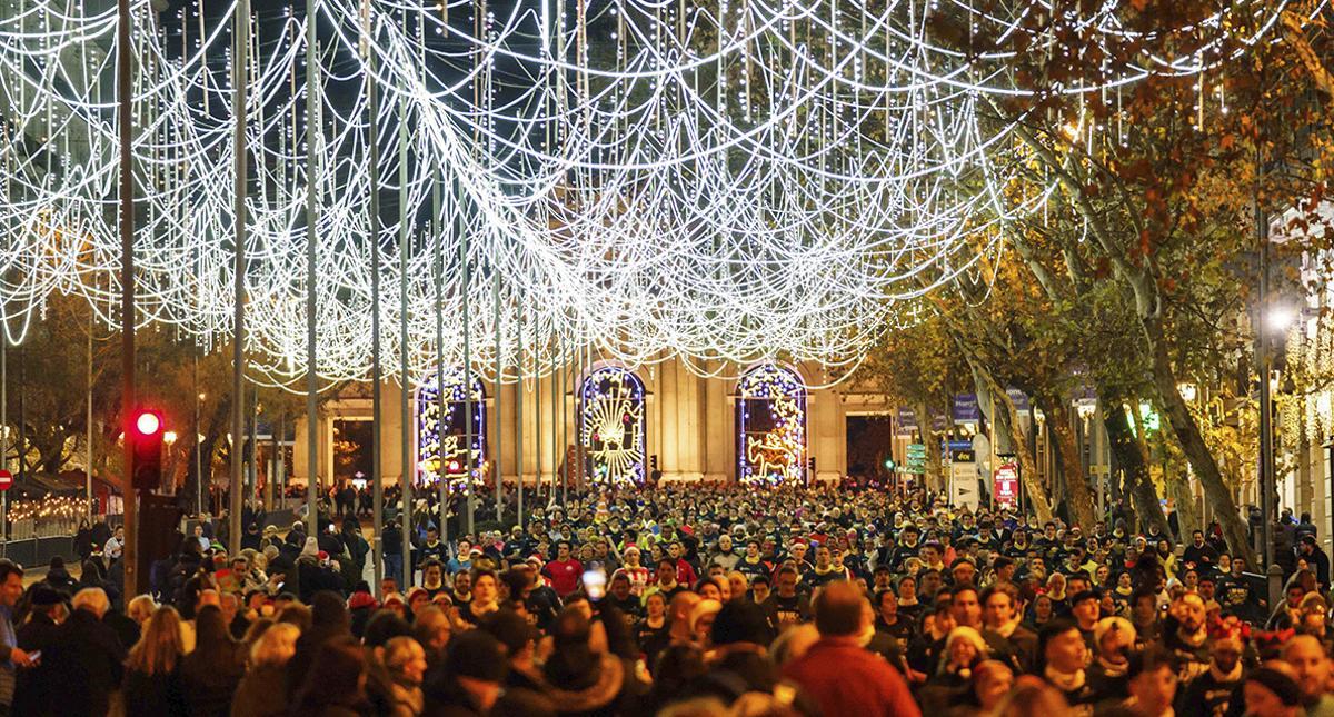 Instante de la San Silvestre Vallecana del año pasado.