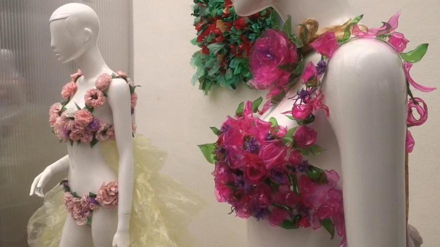 El vestido bikini de Pedroche llega reciclado a las Fallas
