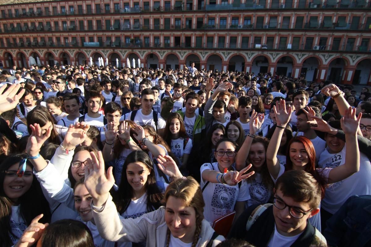 Más de 800 escolares compiten en la 23ª yincana matemática por Córdoba