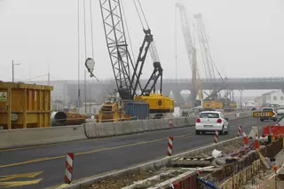 El efecto de las obras de la A-68 bajo el túnel de la Z-40: el tiempo de viaje se reduce un 27%