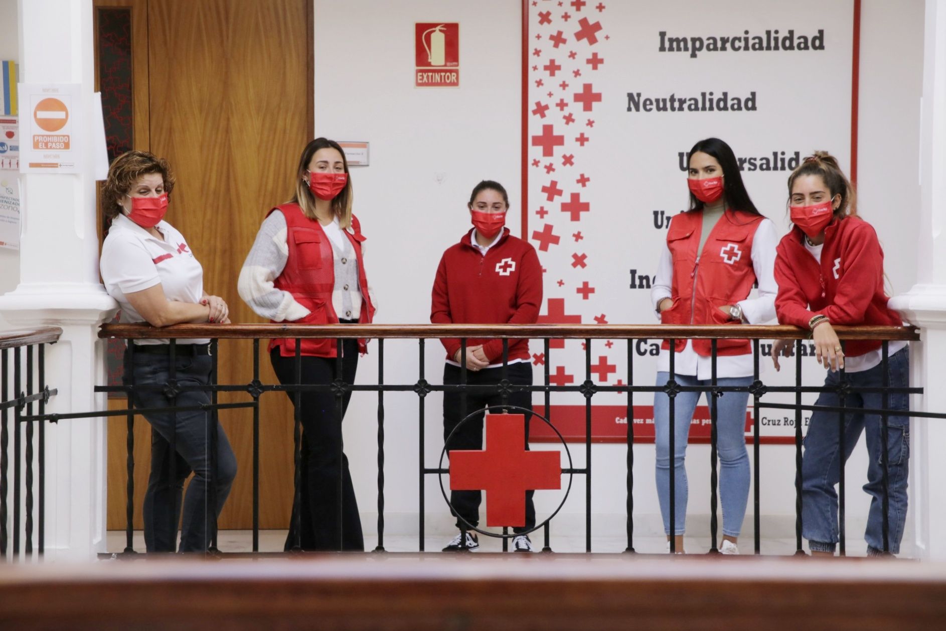 Voluntarias de Cruz Roja