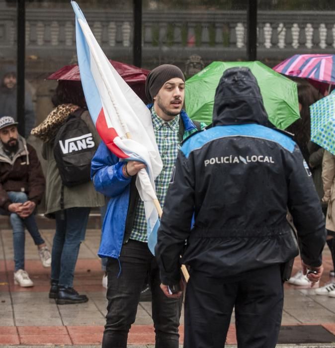 Estudiantes contra la LOMCE en Ourense