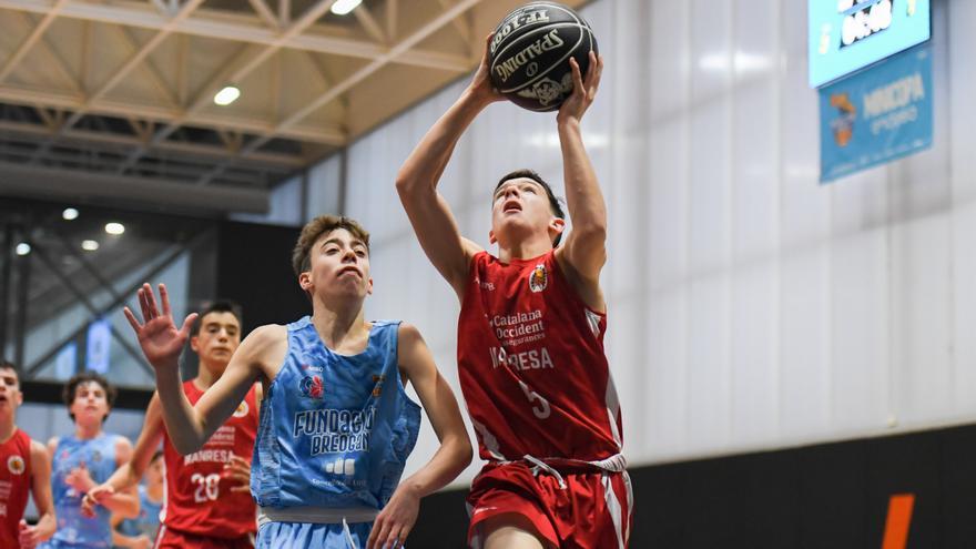 El Bàsquet Manresa infantil derrota el Breogán en el debut a la Minicopa (88-63)