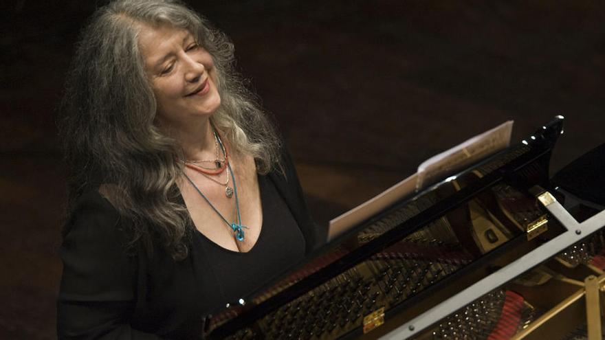 Martha Argerich, en concierto.