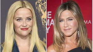 Las actrices Reese Witherspoon (izquierda) y Jennifer Aniston.