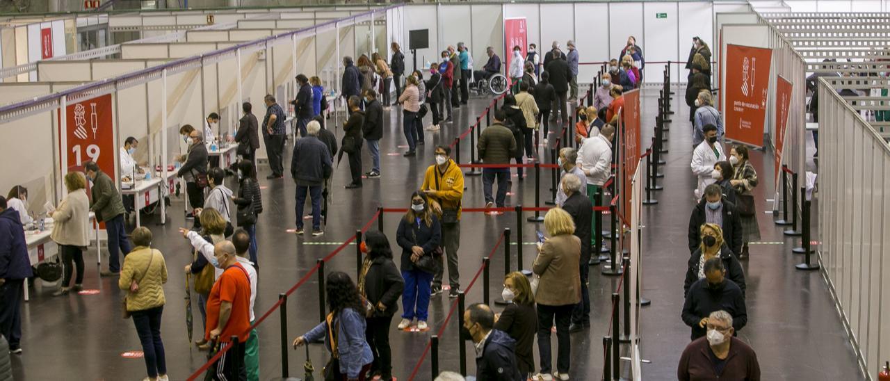 Vacunación frente al covid en la provincia de Alicante