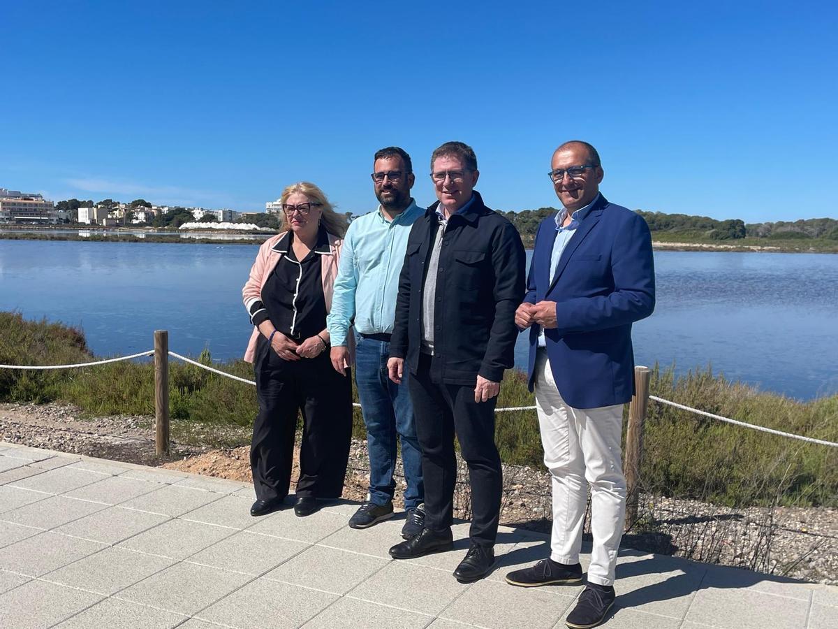 Las autoridades insulares y municipales han visitado los proyectos financiados por el Consell.