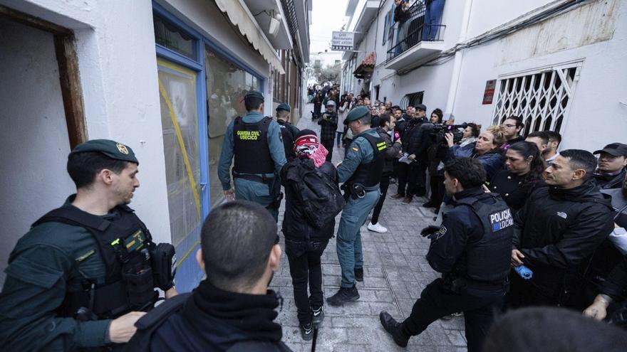 Polémica okupación en Sant Antoni el pasado mes de marzo. | VICENT MARÍ