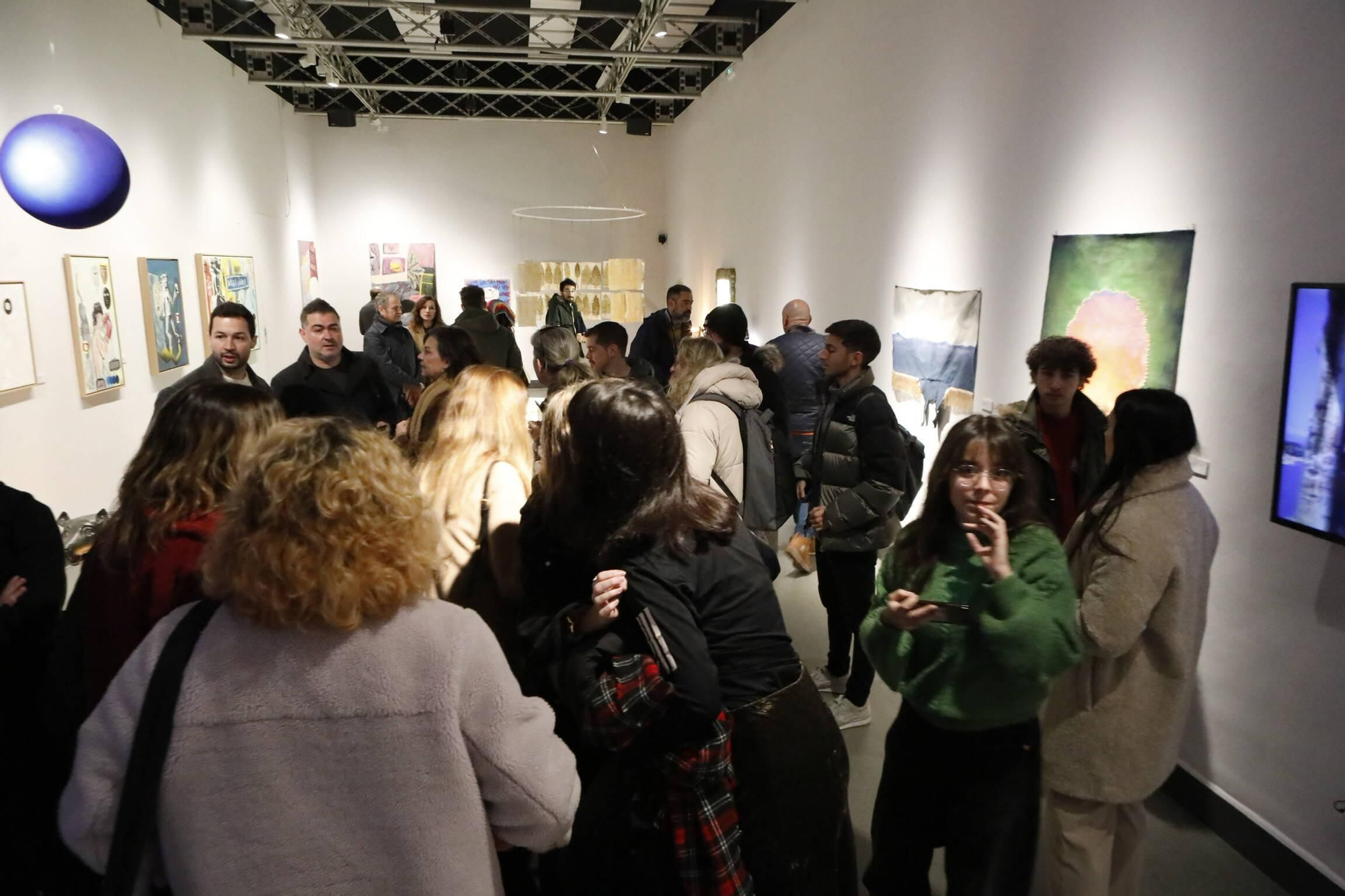 La presentación de la Muestra de Artes Plásticas en el Antiguo Instituto, en imágenes