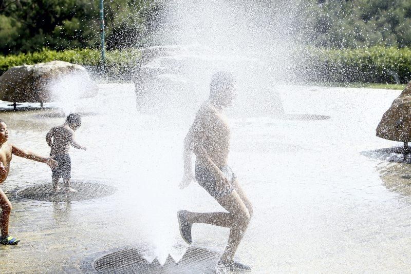 Domingo de calor en Zaragoza