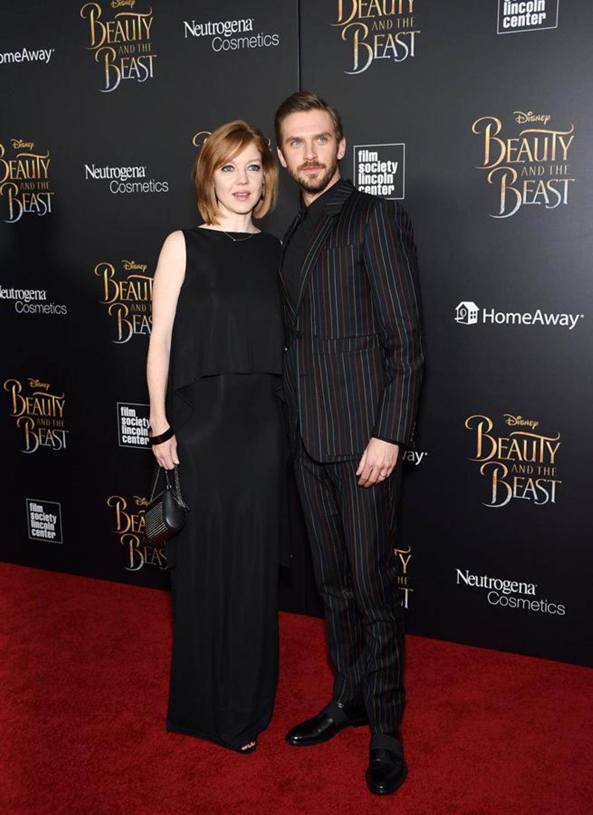 Estreno 'La bella y la bestia' en Nueva York: Dan Stevens y Susie Stevens