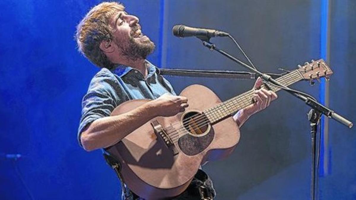 Comunicación 8Guillem Gisbert, en el concierto, en el que logró conectar con el público pese a la distancia.