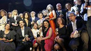 Els premiats han posat al final de la cerimònia que s’ha celebrat a Madrid.