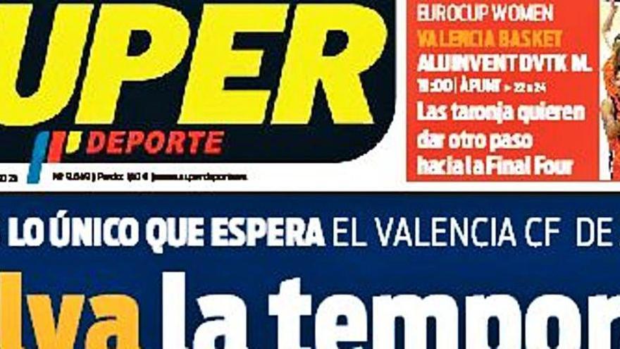 Esta es la portada de SUPER de este martes, 16 de marzo