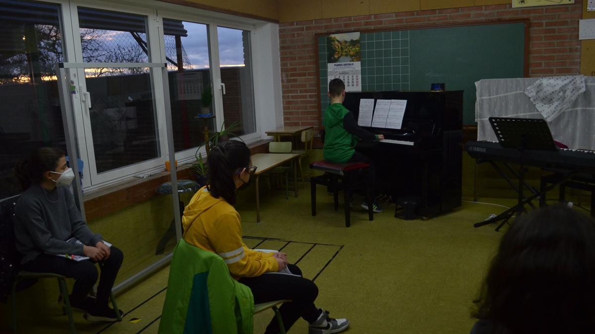 Una audición de piano del pasado curso. / E. P.