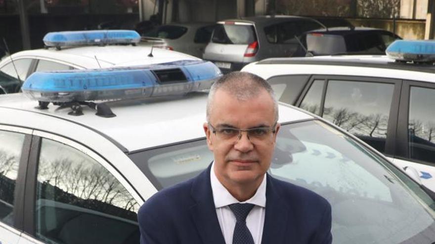 El director xeral de Emerxencias e Interior, Santiago Villanueva. // Xoán Álvarez