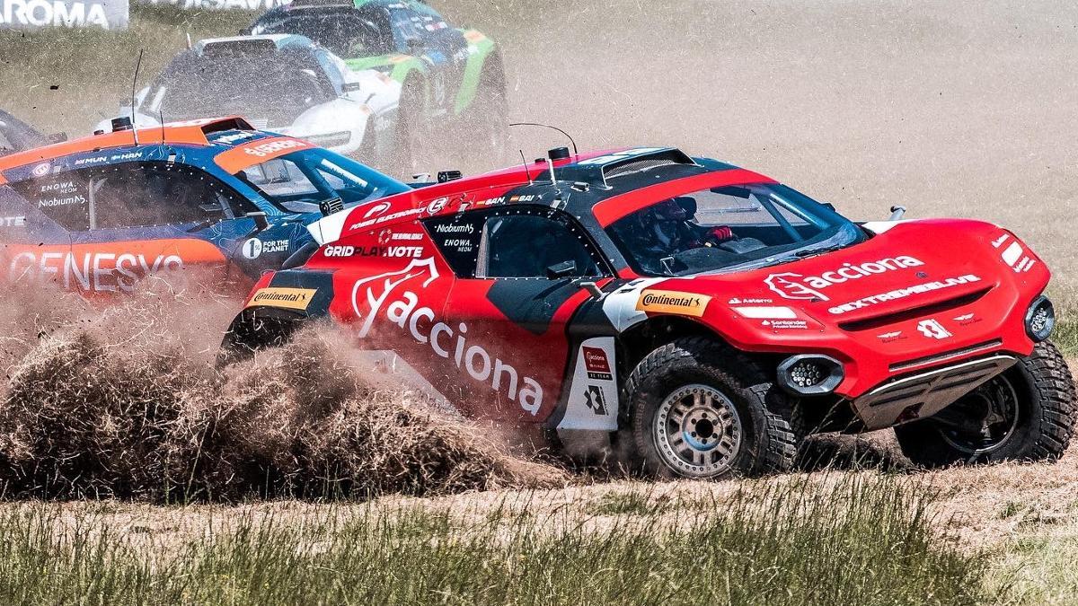 El equipo Acciona Sainz en las qualis