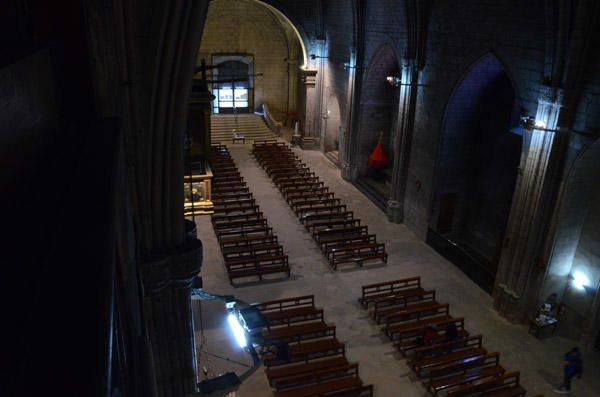 Visita a la teulada de la Catedral de Solsona